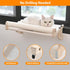 SMARTBEAN Hammock Cat Scratch Window Perch, Sturdy Cats for Window, Scratching Posts for Indoor Cats. Easy to Adjust