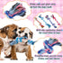 12 Pcs Multi Color Rope Dog Toys | Cotton Puppy Chew Rope Teething Toys for Small and Medium Dogs