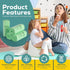 60 Count 2-in-1 17 11 inches Potty Liners for Toddlers & Pets Compatible with OXO Tot Go Potty- x Leak-Proof Disposable
