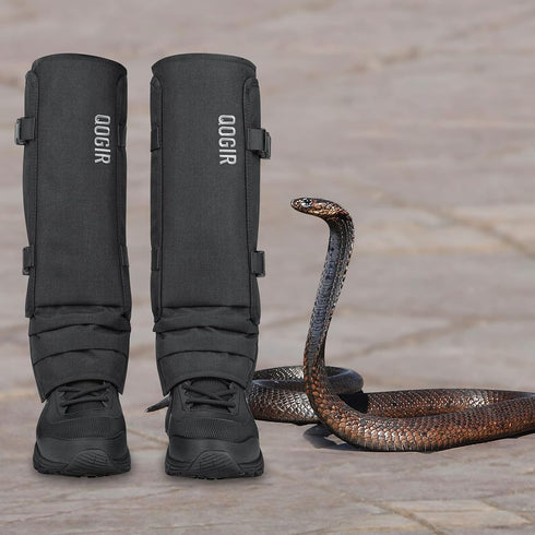QOGIR Snake Gaiters for Hunting, Durable Protection for Lower Legs, Adjustable Size