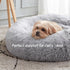 WESTERN HOME WH Calming Dog Bed & Cat Bed, Anti-Anxiety Donut Cuddler Bed, Fluffy Faux Fur Plush Cushion for Small