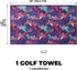 Tough Outdoors Golf Towel (15"x 25") - Microfiber Golf Bag Towel with Clip for Men & Women