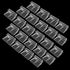 24 Pack Aquarium Lid Clips DIY Aquarium Lid Holder Clear Acrylic Fish Tank Support 5MM Aquarium Glass Holder(5MM)