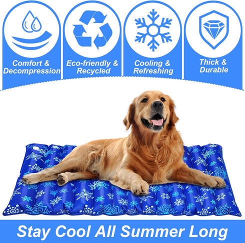 Cooling Mat for Dogs and Cats, Durable Fabric for Better Cooling Sensation, X-Large 47.5" x 23.5"