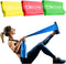 Starktape Resistance Bands Set, 3 or 5 Pack Non-Latex for Home Exercise, Workout, Strength Training