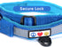 Pawtitas Lumberjack Padded Martingale Collar for Dogs, XS Blue, Soft Neoprene, Reflective Band for Visibility
