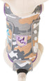 WOOF! Purple Full Body Dog Diaper - Medium Size for Hygienic Absorption