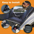 Reliadura Relidura Bench Seat Cover for SUV Waterproof Seat Covers for Dogs in Car Non-Slip Dog Car Seat Cover for Back