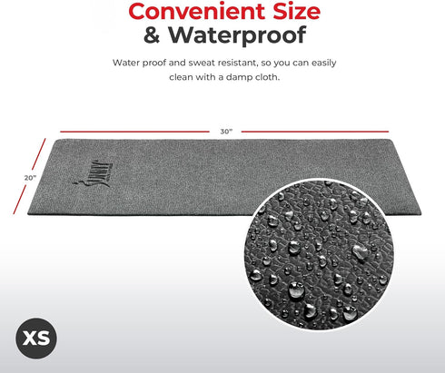 Sunny Health & Fitness Home Gym Foam Floor Protector Mat for Fitness & Exercise Equipment - 4 Size Options