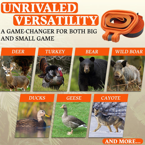 MULTUS Deer Drag & Harness; One Product for Every Way to Drag a Deer Fast & Easy! Hunting Gear