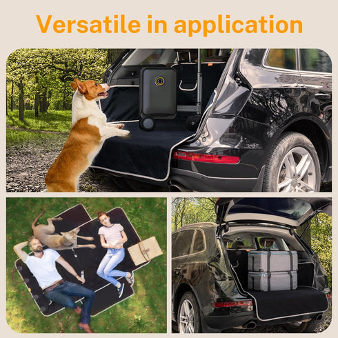 Toozey 72.8"x40.6" Dog Car Seat Cover for SUV, Sedan & Van, Waterproof & Tear-Resistant Back Seat Pet Cover for Dogs
