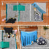 GINIDEAR 18''x24'',50 Count Guinea Pig Bedding, Disposable Guinea Pig Cage Liners, Charcoal Odor Controlling Absorbent