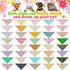 120 Sanwuta Pcs Spring Easter Dog Bandanas Bulk Dog Adjustable Cute Washable Triangle Kerchief Scarf Bibs for Small