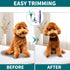 Trimming, (Set 3) Professional Pet Grooming Kit, Stainless Steel Dog & Cat Grooming Shears with Rounded Tip Blades