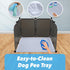Skywin Dog Pad Holder Tray for 24” x 24” Pads with Litter Box Enclosure - Easy Clean Indoor Dog Potty Tray