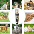 Dog Grooming Kit Clippers - Low Noise, Electric Quiet, Rechargeable, Cordless for Thick Coats, Suitable for Dogs & Cats