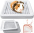 Moan&Miao Chinchilla, Generic Guinea Pig Toilet, Small Animal Potty Trainer Corner, Square Rat Litter Bedding Box
