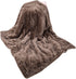 DW-Eagle Grey Plush Fleece Receiving Blanket for Dog, Cat, Couch, Travel & Outdoor, Camping (24" x 32")