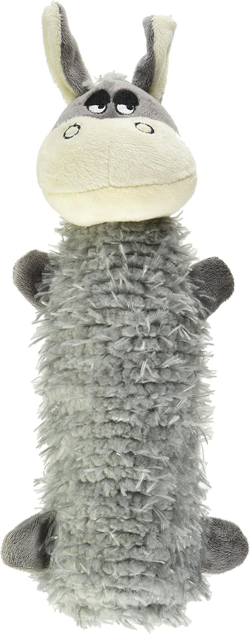 Debbie Donkey Water Bottle Dog Toy - Plush Dog Toy, 11 Inch, We Squeak!