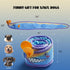 Nocciola No Stuffing Eel Crinkle Dog Squeaky Toys - Durable Tug of War Toys for All Breeds