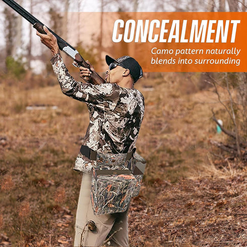 IC ICLOVER Adjustable Dove Hunting Belt with Game Bag, Shotgun Shell Pouch, Water Bottle Carrier
