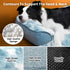 Dog Couch Bed for Large Dogs, XL Tie-dye Blue Faux Fur Waterproof Bed, Calming Washable Memory Foam, 45x37 Inches