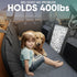 Sajoda 900D 400lbs, Hammock Hard Bottom Dog Car Seat Cover for Back Seat, Oxford Waterproof Pet Seat Extender Supports