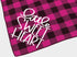 Pack of 2 Dog Bandana, Valentines Day Reversible Buffalo Plaid Triangle Bibs Pet Scarf