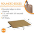K&H Pet Products Heated Extreme Weather Outdoor Kitty Pad, Waterproof Cat Heated Bed, Tan 9 x 12 Inches