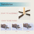 ROOJUNE 360 Finches) Bird Perch Rotating Perch with Natural Chew Toys - Spinning Bird Toys Cage Accessories- Parrot