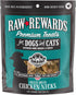Northwest Naturals Raw Rewards Freeze-Dried Chicken Neck Treats for Dogs and Cats, 4 Oz, Healthy, Human Grade