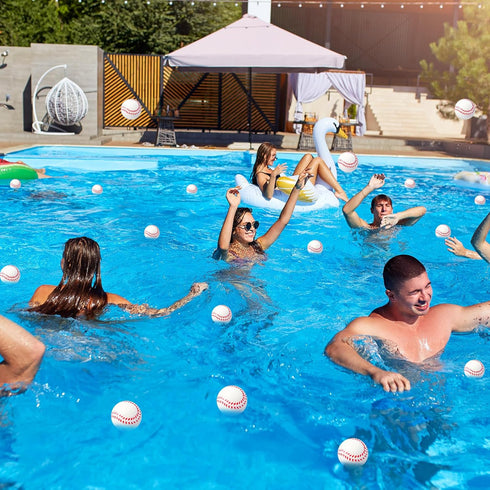 48 Pack 2. 75 Inch Silipull Baseball Stress Ball Mini Squeeze Foam Baseball Practice Training Soft, Relaxable Ball