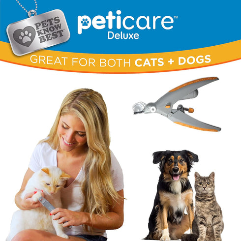 Allstar Innovations PetiCare LED Light Pet Nail Clipper, Great for Trimming Cats & Dogs Nails & Claws, 5X