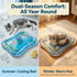 0.7mm Interactive Cat Toy for indoor Cats, Upgraded Cat Water Mat with Fish - Thickened Enrichment Stimulating Water
