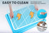 Pet Awesome Dog Potty Tray, Puppy Pee Pad Holder 25”x20” for Indoor Wee Training for Small and Medium Dogs