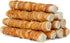 MON2SUN Dog Treats, 9 Inch Chicken Wrapped Rawhide Rolls Snacks, Teeth Cleaning