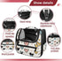 Seamless (1) Baby Pattern with Hearts Pet Carrier Airline Approved Pet Carrier Bag Dog Carrier for Small Medium Cats