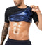 Sauna Sweat Suits Shirt Waist Trainer for Men Compression Vest Workout Gym