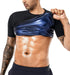 Sauna Sweat Suits Shirt Waist Trainer for Men Compression Vest Workout Gym