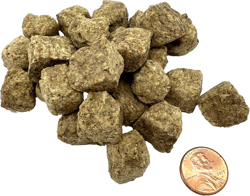 2.5 oz, Aquatic Provisions Freeze Dried Brine Shrimp Cubes Fish Food for Freshwater and Marine Aquarium Species