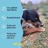 hotspot pets 5 Pack Bully Stick Rings for Dogs, 4 Inch Premium All Natural Beef Pizzle Chew Treats