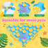 50 Summer Set Summer Decoration(31.5 21.7 21.7 Inches) Chunful Pieces Dog Bandanas for Bulk Hawaiian Bandanas Bib