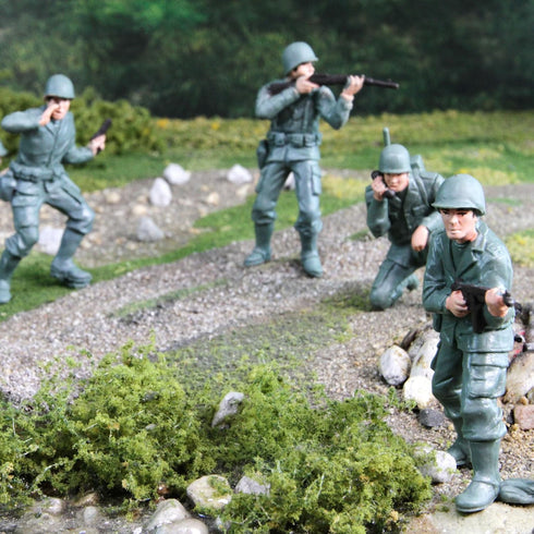6 Commander, 3+ Safari Ltd. Army Men Designer TOOB - Figurines: Prone, Kneeling, Standing Infantry, Staff Sergeant