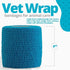 Vet Wrap - Pack of 6, 2 inch x 5 Yard Rolls, Self Adherent Wrap Cohesive Compression Bandage for Dogs, Cats, Horses