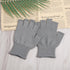Xthrotsenk 1 Pairs Fingerless Gloves Non Slip Workout Glove Half Work Gloves for Women Mens Thin Anti-Slip Exercise