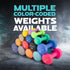 Yes4All Neoprene Coated Dumbbell Hand Weight Sets of 2 - Multiple Weight Options, 15 Colors, Anti-roll, Anti-Slip.