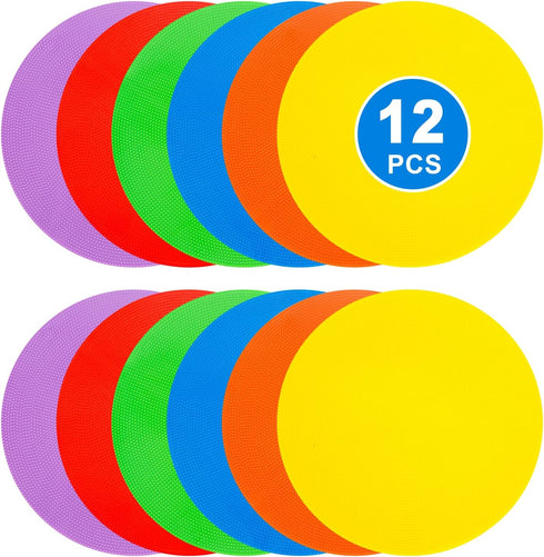 WildTracks 9 inch Spot Markers Flat Field Cones,Non Slip Spot Floor Dots for
