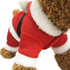 Pet Christmas Costumes, Santa Dog Clothes for Small Dogs, Boys Fall Winter Coats Puppy Kitty Hoodies