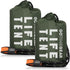 Go Time Gear Survival Life Tent for 2 Persons, Mylar Emergency Shelter Tube Tent with Paracord