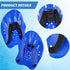 Skylety 3 Pairs Swim Paddle Hand, Adjustable Diving Training Paddle for Men Women Children